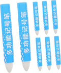 CHILDWEET 8pcs Tire Marker Pens Set for Automotive Use Wax-based Tire Marking Pens in White Yellow and Red Colors for Identification