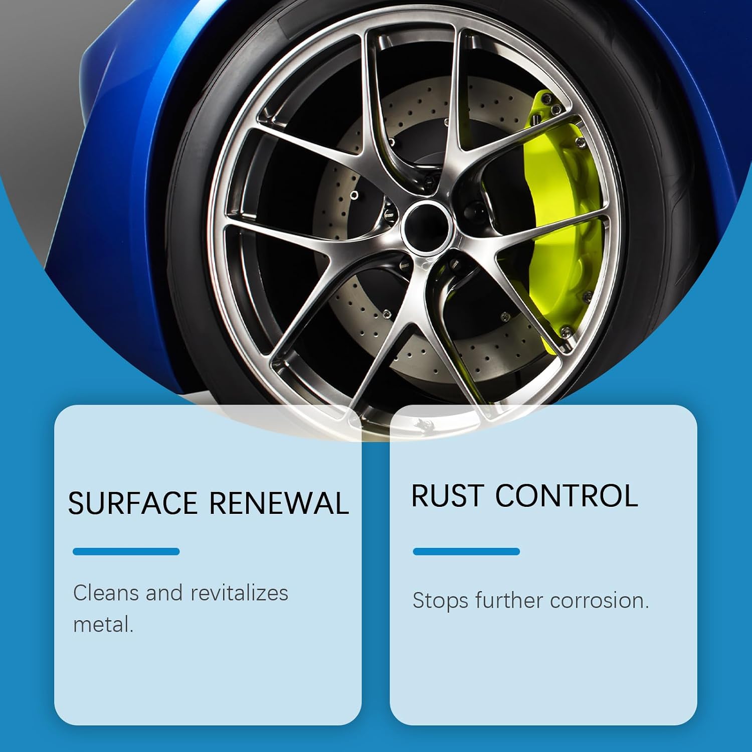 Automotive Rust Remover Spray, 2026 New Iron Powder Remover, Fast-Acting Iron Powder Remover Spray for Wheels, Rims, Metal, Safe on Most Automotive Finishes, Cars, Motorcycles (2Sets)