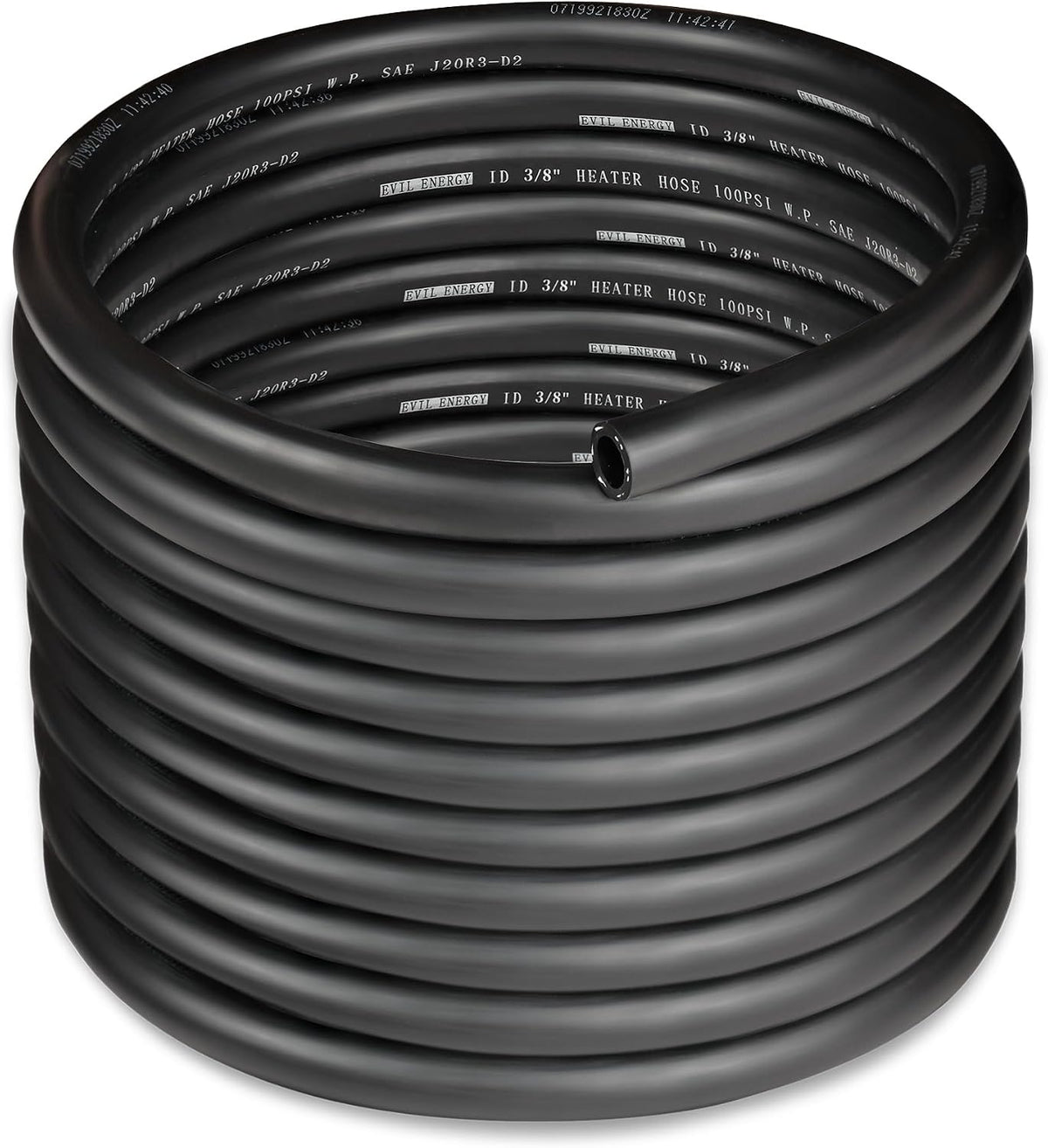 EVIL ENERGY 3/8" Heater Hose Coolant Radiator Straight 100PSI SAE 20R3 25FT
