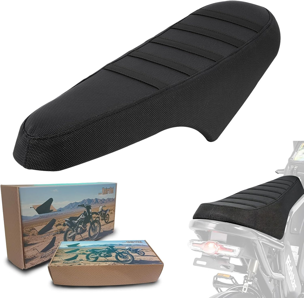 Non-Slip Seat Cover for Ridstar Q20/Q20 Pro Lite EBike E-Bike, Waterproof PVC Leather, Stretchy Fit, Easy Install, Electric Bike Soft Seat Cover Black