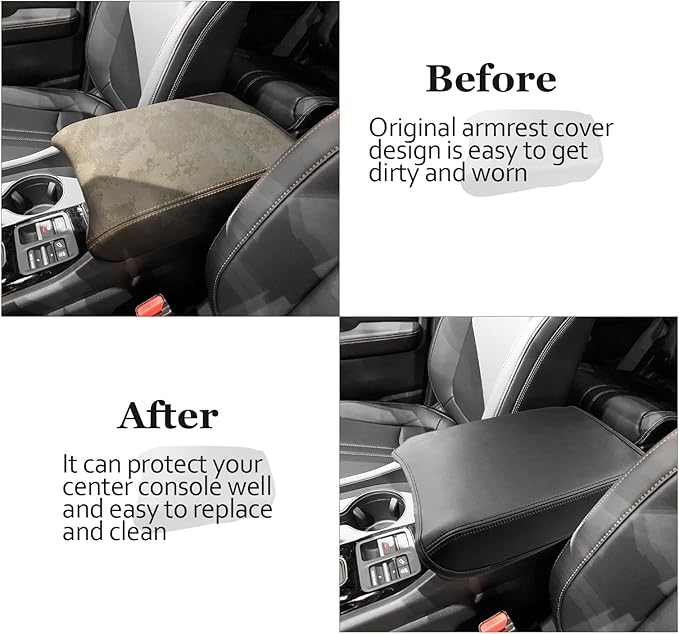 SKTU for 2023 2024 2025 Honda Pilot Armrest Cover for 2024 2025 2026 Honda - Image 5