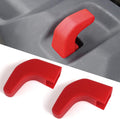 Upgrade Tow Hook Covers for Jeep Wrangler JK JL Gladiator TJ 07-22 | Factory Red Recovery Hook Protector Jeep Wrangler Accessories
