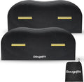 BougeRV RV Tire Covers, Dual Axle Wheel Cover (2 Packs) Fits 30"-33" Diameter Tires, Waterproof Anti-UV Tire Covers Accessories with Reflective Tape for RV/Trailer/Truck, Black