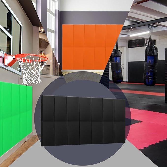 PROGOAL 60"/72" High Gym Wall Padding 2"/4" Thick Foam Basketball Court Wall - Image 7
