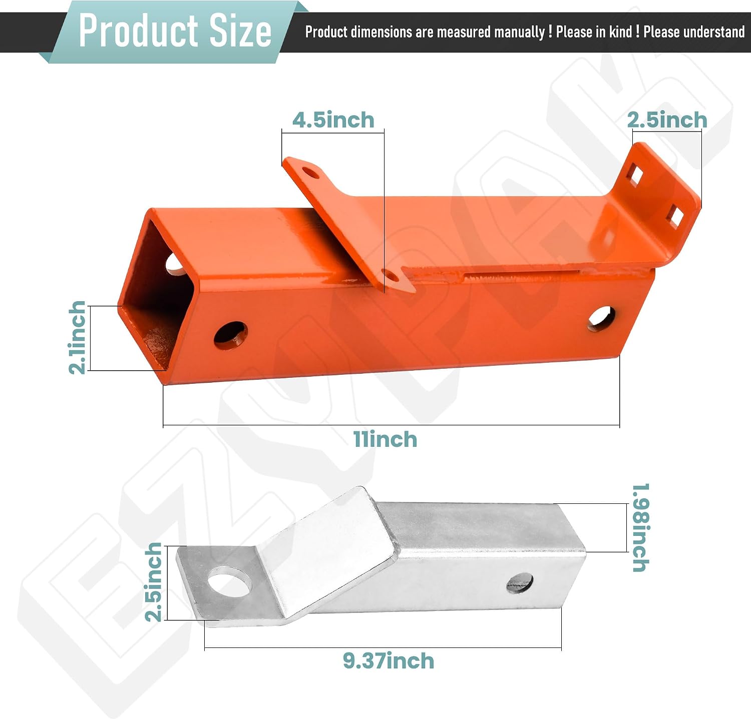 Heavy-Duty 093-1129-00 2" Rear Hitch Assembly Compatible with Bad Boy Mowers Rebel, Rogue & Renegade Models