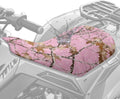 Pink Camo ATV Seat Cover Non-Slip Comfortable 4-Wheeler Seat Covers ATV Accessories for Polaris Sportsman 570 450 850, Polaris Scrambler 400 500 850 1000, Honda Rancher 420