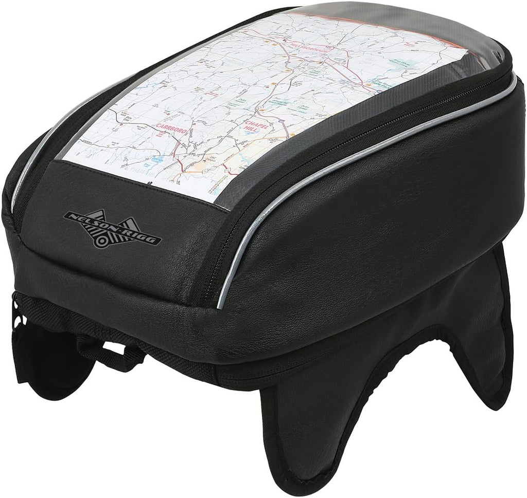 Nelson-Rigg Route 1 Journey Highway Cruiser Magnetic Tank Bag, fits Harley Davidson, Indian, Honda, Yamaha, Suzuki and more