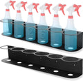 Therwen 2 Pcs 6 Holes All Purpose Steel Spray Bottle Holder Heavy Duty Can