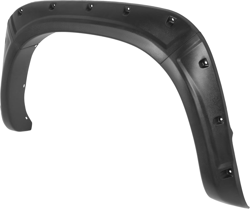 4Pcs Fender Flares Set Compatible with 2002-2009 Dodge Ram 1500 2500 3500 (Not Fit 06-09 8ft Bed Models) with Fleetside 76.3 inch Bed Pocket Riveted Front & Rear Wheel Arch Cover Protector