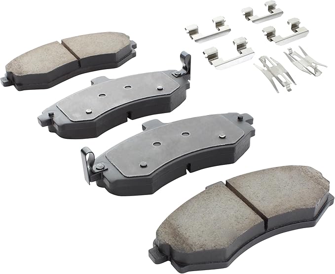 Premium Ceramic Front Brake Pads Compatible - Image 2