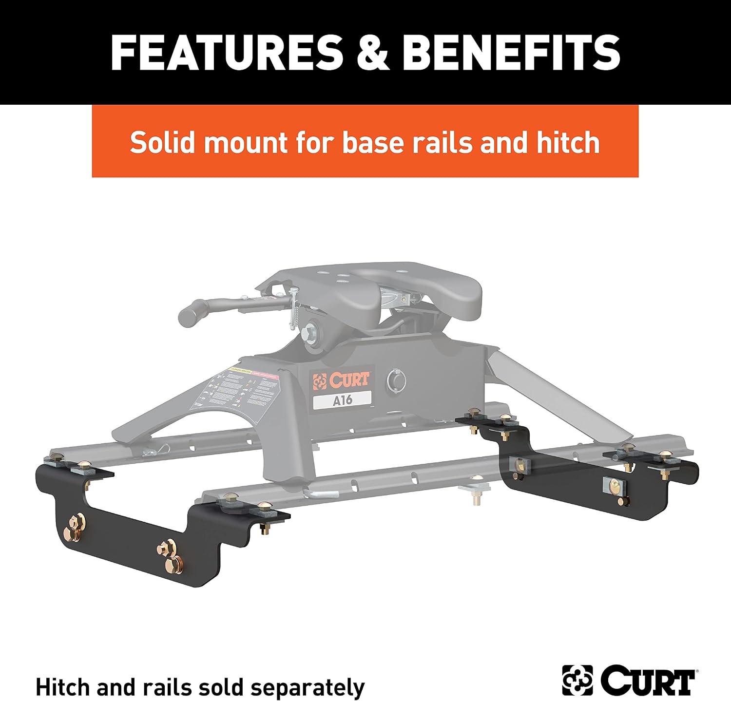 Curt 16411 Custom 5th Wheel Bracket Kit