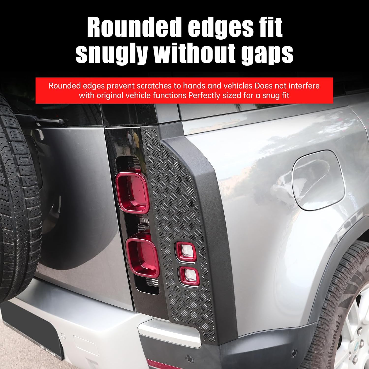 Body Scratch Guards for 2020-2025 2026 Land Rover Defender 90 110 130 Front and Rear Bumper, Mirror Covers, Tail Light Covers Scratch-Resistant Exterior Trim Accessories (Taillight Cover)