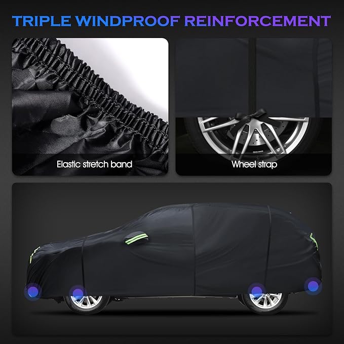 Car Cover Custom Fit for Toyota RAV4 1996-2025, Honda CRV 1997-2025, 6 Layers - Image 5