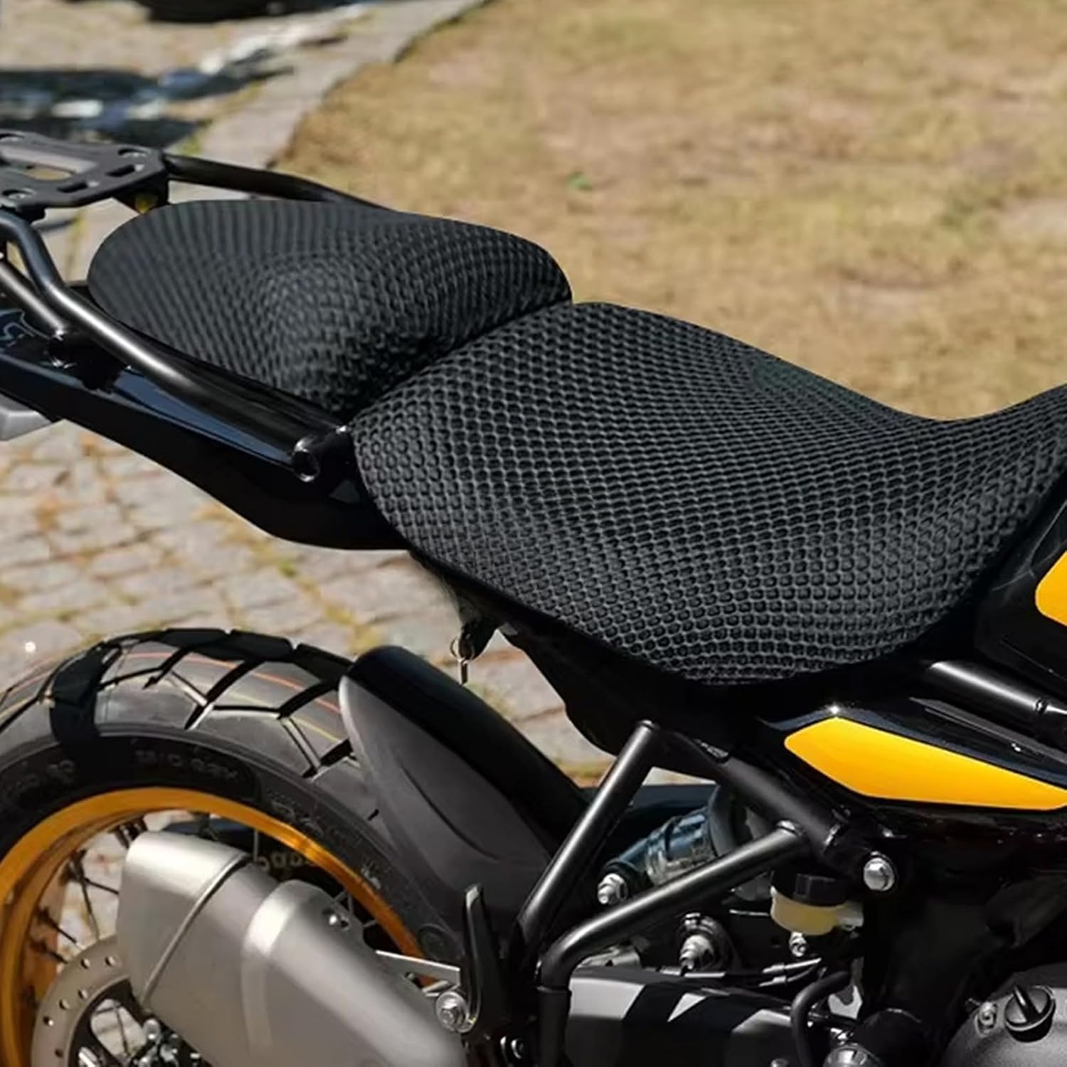 for Himalayan 450 2025 Honeycomb seat Cover Sun Protection seat Cushion Cover Heat Insulation Breathable seat Cushion Cover Speed Himalayan 450 2024-2026 Motorcycle Accessories
