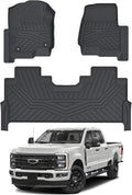 Cartist Floor Mats Fit for 2017-2024 2025 Ford F-250/F-350/F450 Super Duty Crew by cartist