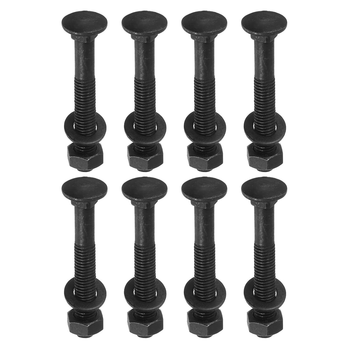 uxcell m10 x 70mm carriage bolt kit, 25, main product view