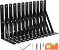 9 inch heavy duty shelf brackets, large floating, main product view