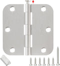 door hinges brushed nickel 36 pack 3.5 inch, main product view