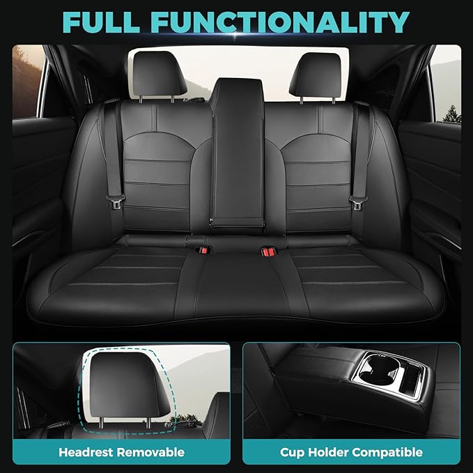 for Toyota Camry Seat Covers Hybrid XLE XSE 2018 2019 2020 2021 2022 2023 2024 - Image 5