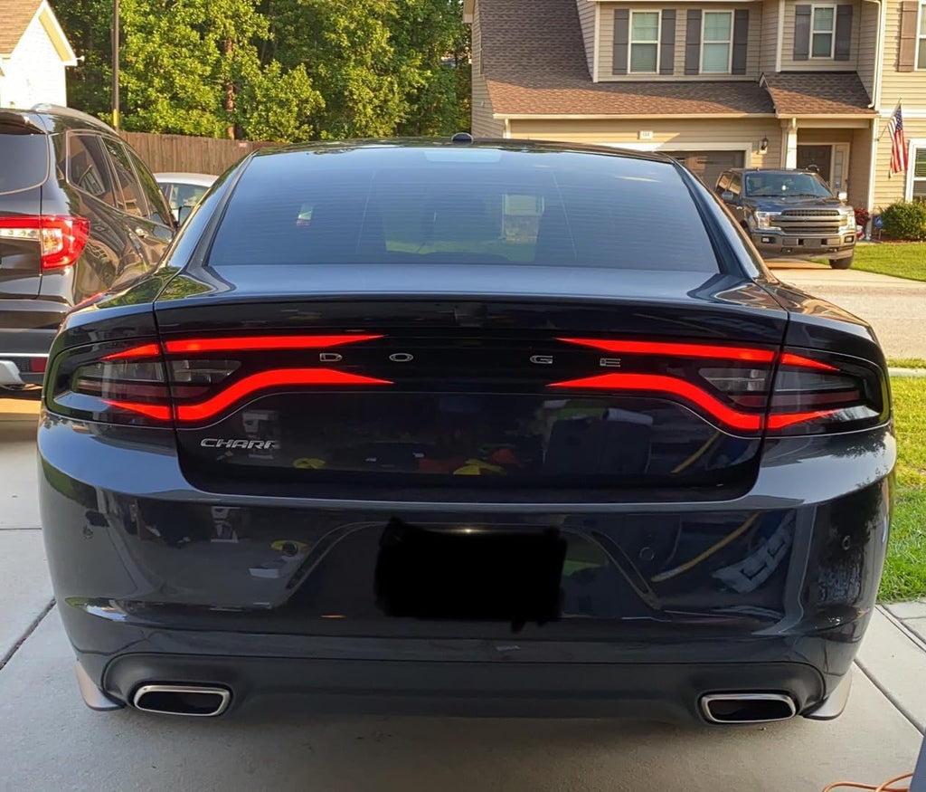 2pcs Tail Light Tint for Dodge Charger 2015-2024, Exterior Accessories, Compatible 2015-2023 Models