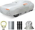 30 Layers Car Cover for Automobiles All Weather Waterproof, Outdoor Snowproof by OWEEIO