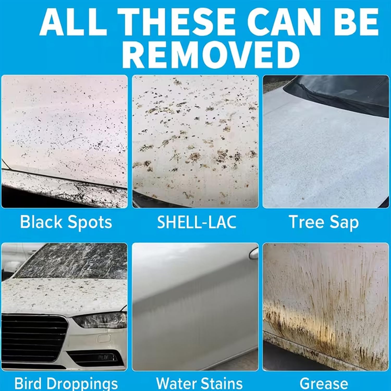 ordinarYone Professional Bird Tar Resin 100ml Bird Fall Remover Spray Night Spray Protect Vehicle Paint