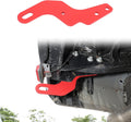 Car Tow Hook Tow Hitch Compatible with Toyot@ Tundra 2022-2026，Carbon Steel Rear Bumper Tow Hitch Recovery Point Tow Hook Receiver Tow Point Kit Accessories 1PCS(Red)