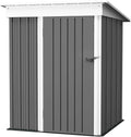 JUMMICO Metal Outdoor Storage Shed 5 x 3 FT Metal Shed