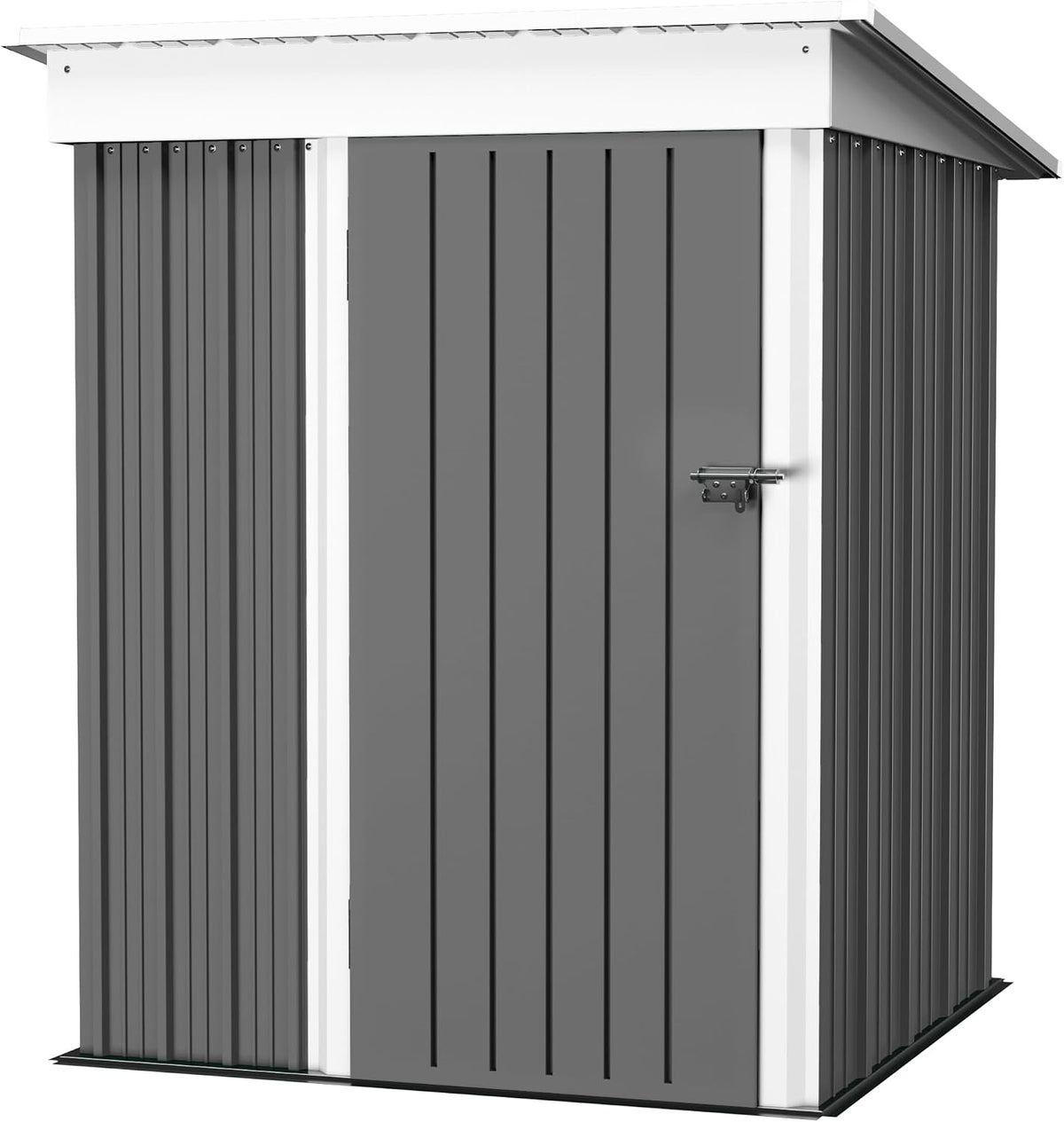 JUMMICO Metal Outdoor Storage Shed 5 x 3 FT Metal Shed