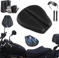 Shake Rider Cushion - Motorcycle Gel Seat Pad, 3D-Honeycomb, Shock Absorption Not Stuffy, Protecting Sensitive Areas, Relief No More Tailbone Soreness, Ride 3X Longer, Discomfort on Long Rides (1Pcs)
