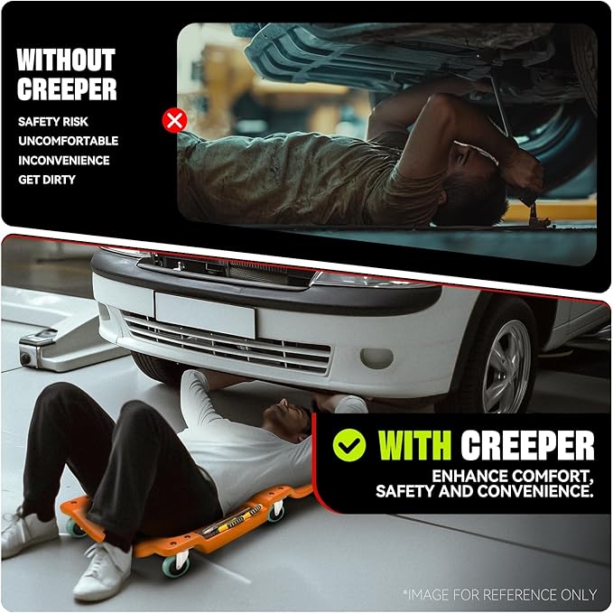 Auto Dynasty 40 Inches Mechanic Creeper, Automotive Garage Repair Low Profile - Image 6
