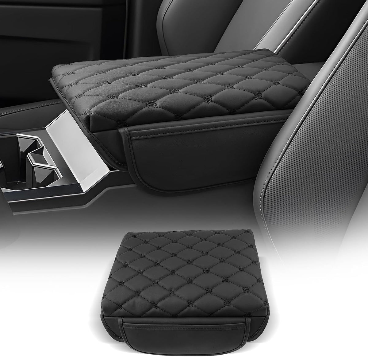 CDEFG for 2024 2025 Cybertruck Center Console Cover Armrest Cover for Tesla