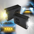 super bright led grille projector lights kit white/yellow, main product view