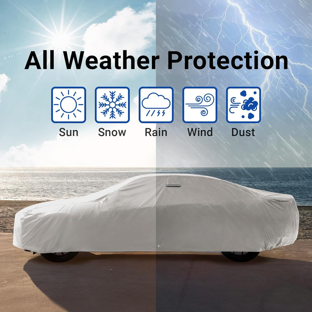Car Cover Waterproof All Weather for 1968-72 Chevy Chevelle Wagon