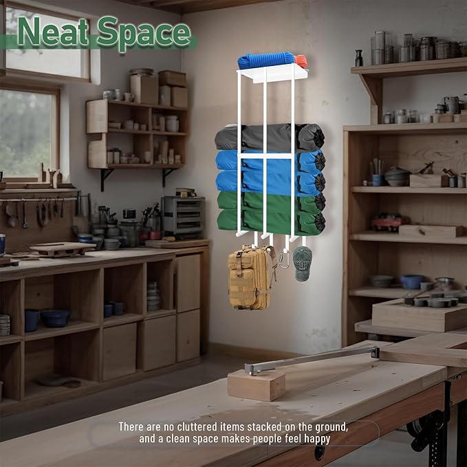 Camping Chair Wall Storage for Garage - Image 7