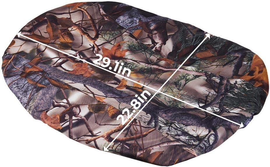 KEMIMOTO ATV Seat Cover Four Wheeler Seat Cover Water-Resistant Universal Compatible with Polaris Sportsman Fourtrax Can-Am Kawasaki Arctic Cat CFMOTO, Camo