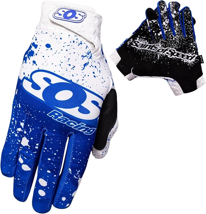 Saints of Speed Dirt Bike Gloves – Motocross, Mountain Bike, Motorcycle by SaintsofSpeed
