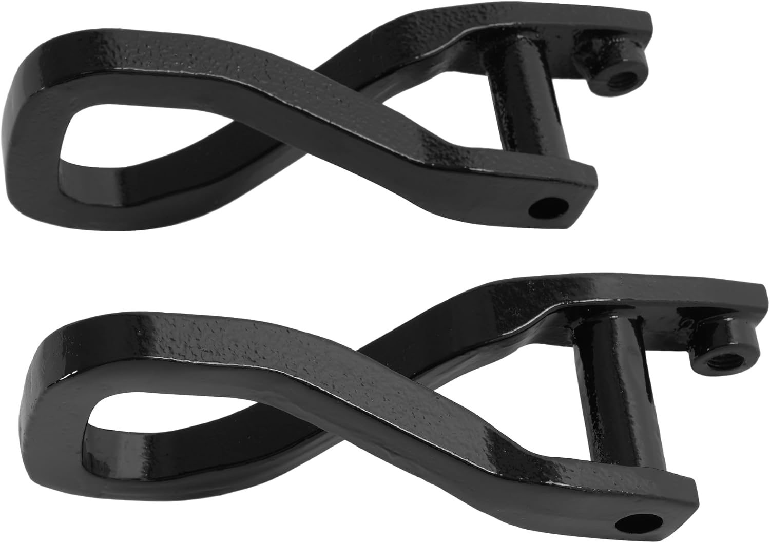 ALMULOO 2PCS Front Tow Recovery Hooks W/Bolts Compatible with 2019-2026 GMC Sierra 1500/2022 GMC Sierra 1500 Limited Replacement for 84195907 Steel (Black)