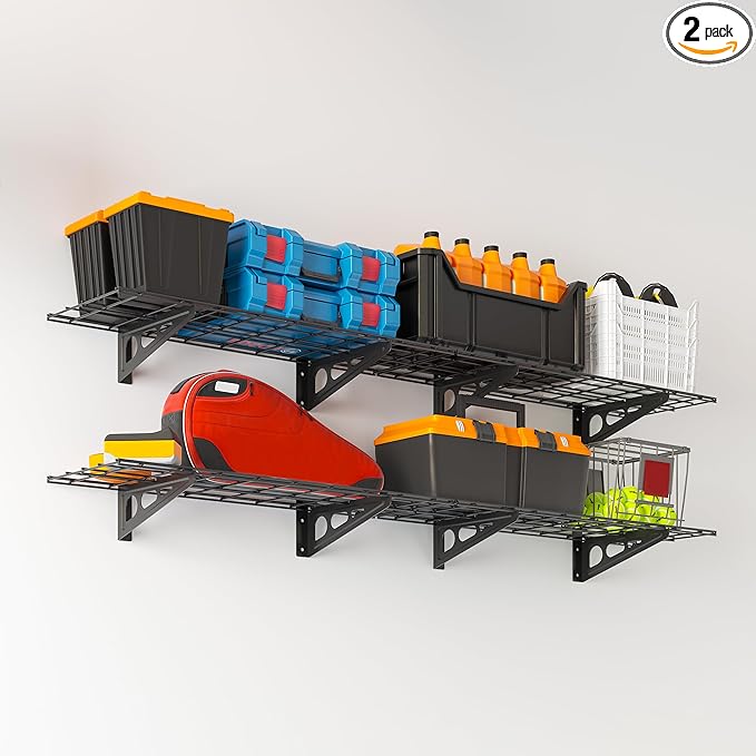 1x6 ft Garage Shelving, Pantry Storage, 600 lbs Total Load Capacity Shelving by eShelf