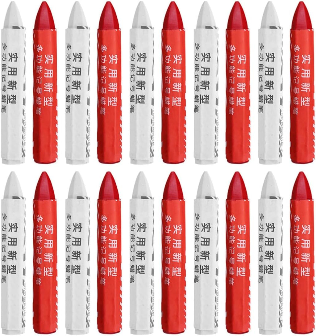 PRETYZOOM 20pcs Waterproof Wax Tire Marking Crayons for Car and Bike Tires for Vehicle Maintenance