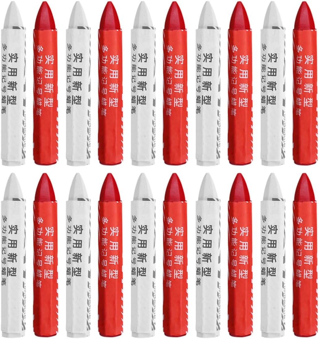 PRETYZOOM 20pcs Waterproof Wax Tire Marking Crayons for Car and Bike Tires for Vehicle Maintenance