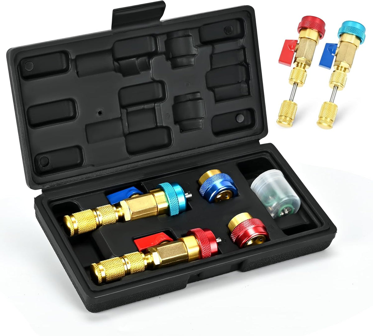 ac schrader valve core remover tool kit, r134a, main product view