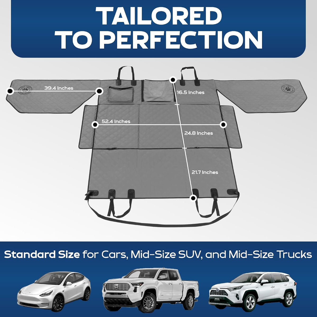 ruff liners back seat extender for dogs, package contents