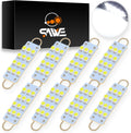 561 Led Bulb White 44mm Rigid Loop for Map Trunk Light 562 567 8pcs | Canbus Error Free 12v Replacement for Interior Car Dome Courtesy Step Cargo Footwell Festoon Lamp 563 564 6000K Super Bright