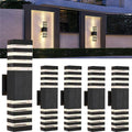 18inch LED Square Up & Down Wall Lights, 24W Outdoor Wall Light 4000K Day White
