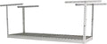 saferacks 2x6 overhead garage storage rack, white, 24"-45", main product view