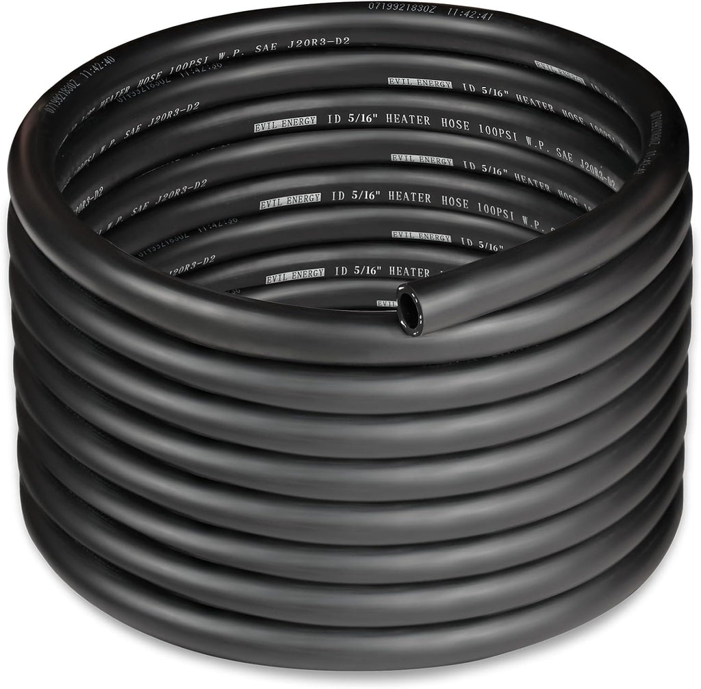 EVIL ENERGY 5/16" Heater Hose Coolant Radiator Straight 100PSI SAE 20R3 20FT
