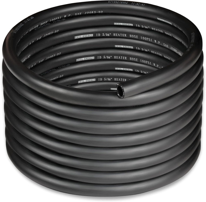 EVIL ENERGY 5/16" Heater Hose Coolant Radiator Straight 100PSI SAE 20R3 20FT