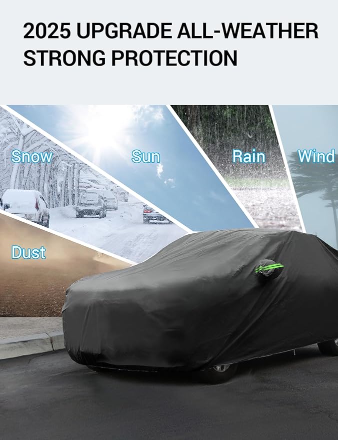 Proadsy 2025 Upgrade Car Cover for Hyundai Santa Fe 2019-2024 2025, Waterproof - Image 3