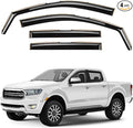 Window Deflectors Smoke Tinted in-Channel Side Window Vent Visor Deflectors by Unknown